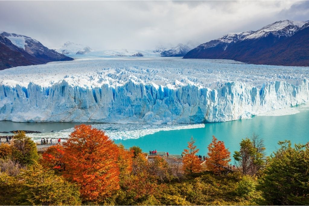 The huge Perito Moreno Glacier in Los Glacieres National Park, Argentina.