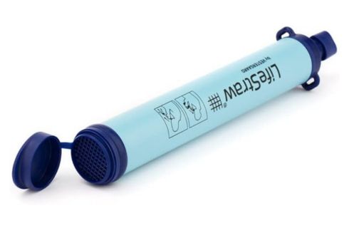 Lifestraw personal water filter, which is one of the best gifts for backpackers under $25.