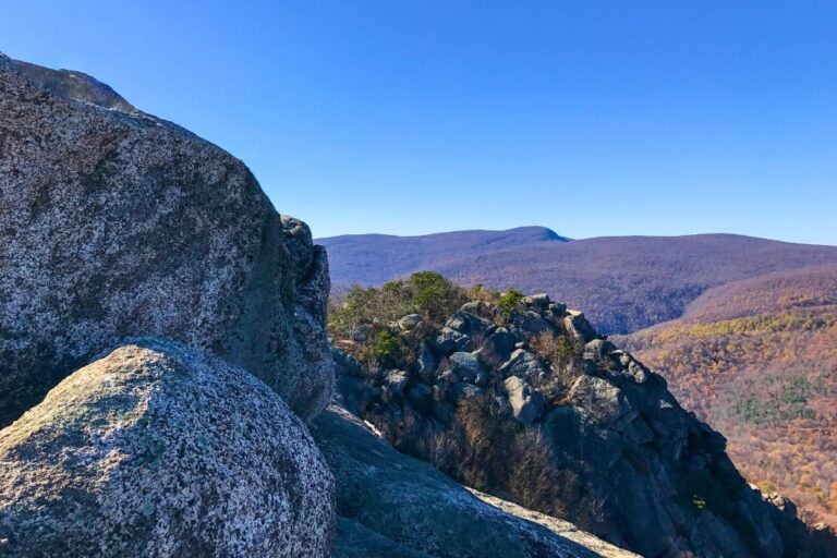 The view from the rock scramble on Old Rag Mountain in Shenandoah National Park.