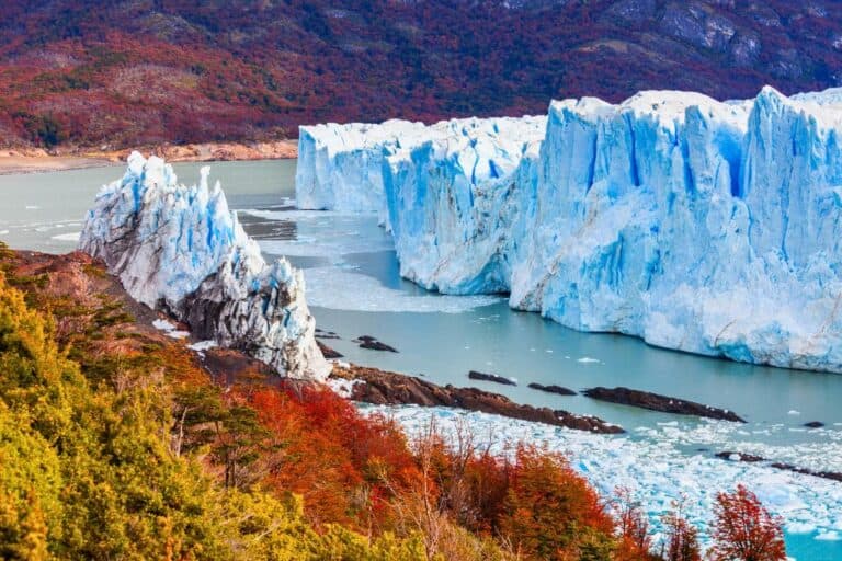 The Perito Moreno Glacier in Argentina.