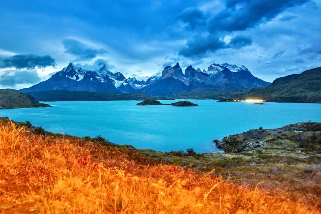 Scenic view of Torres del Paine in Patagonia, Chile. Photo by Marek Piwnicki via Canva.com.
