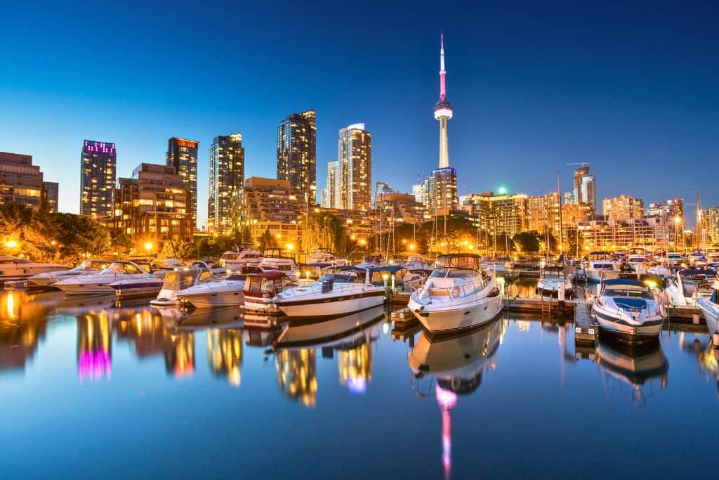 Toronto waterfront, Toronto, Ontario, Canada. Photo by Pgiam via Canva.com.