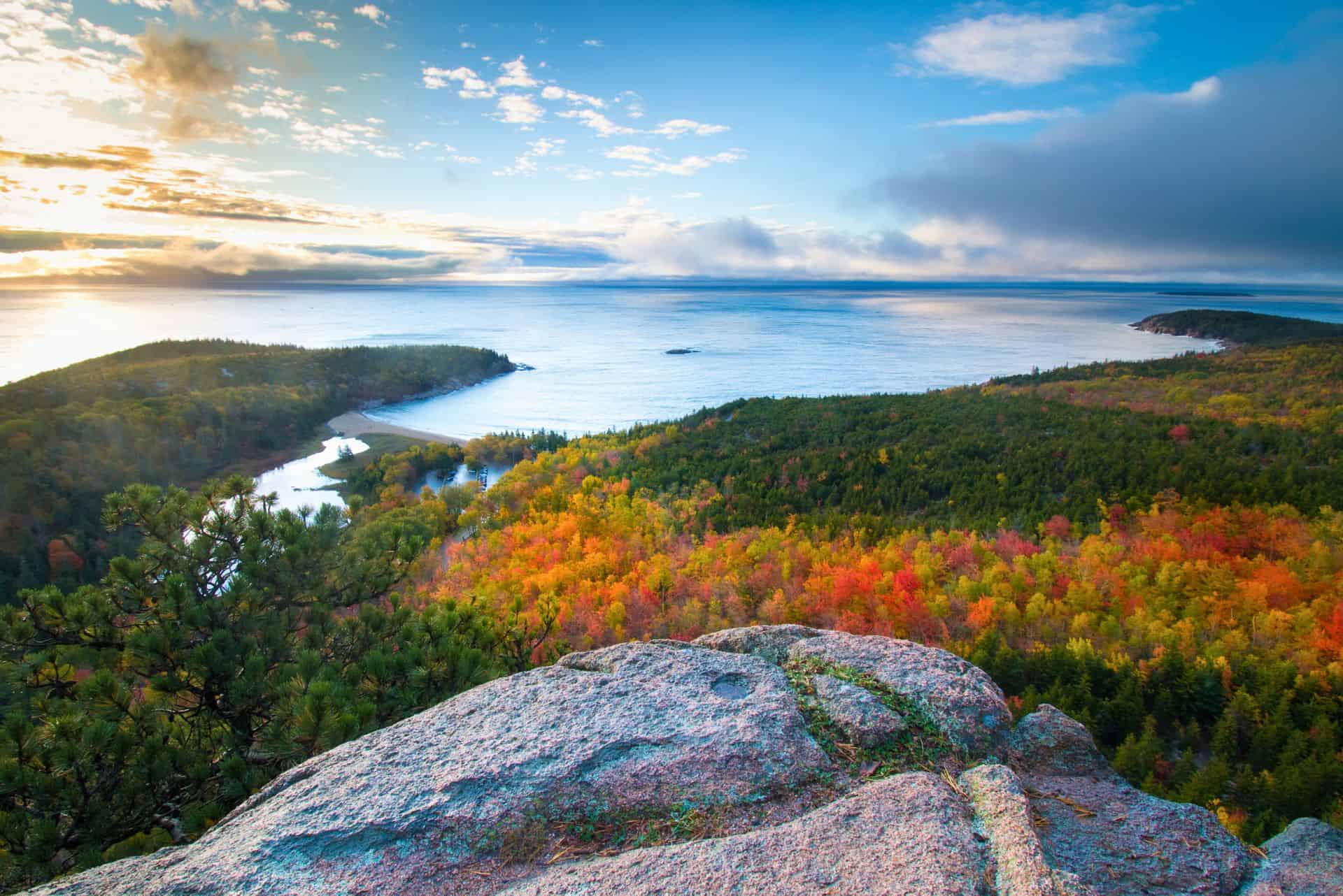Fall views in Acadia National Park. Photo by Douglas Rissing via Canva.